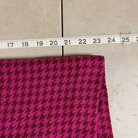 Merona Pink plaid houndstooth  pencil skirt Plus Size 14 - Picture 9 of 9